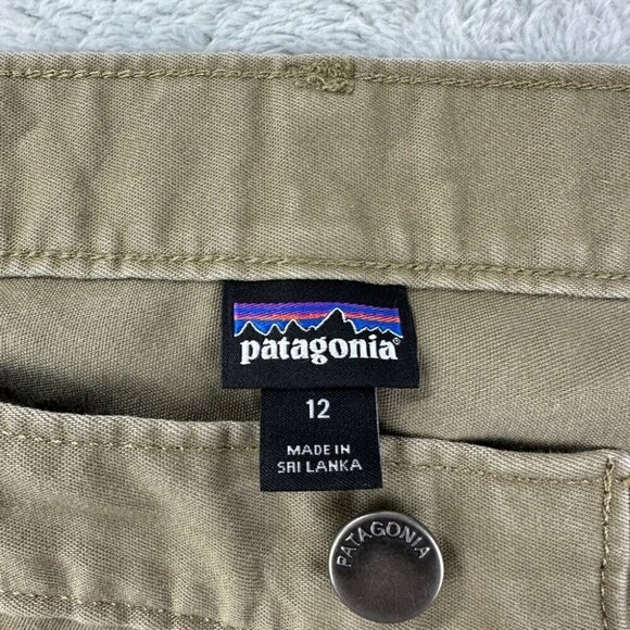 Patagonia Pinyon Pined Beige Pants Women’s Size 12 US 55460 Style Number - Picture 2 of 12